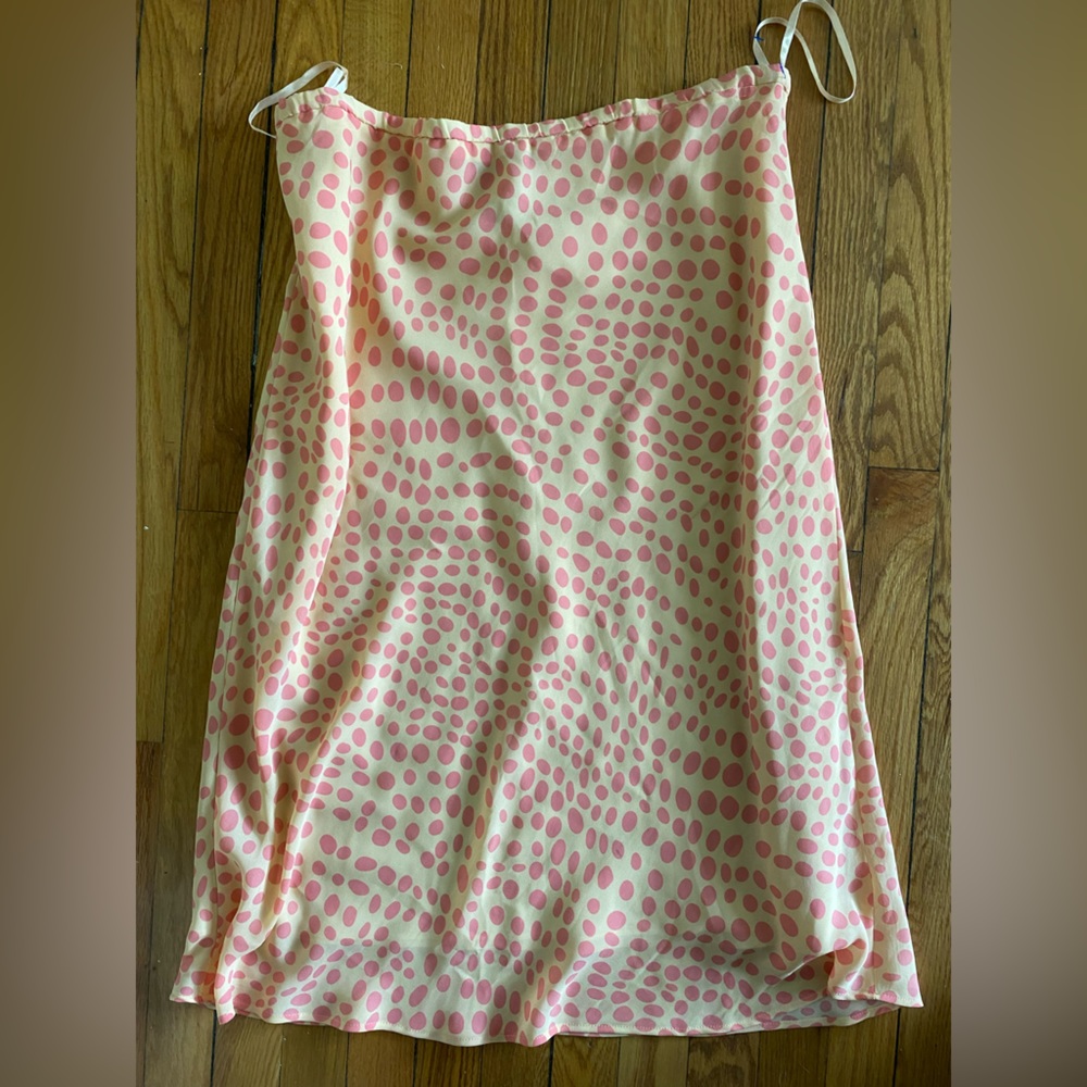 Spotted maxi skirt